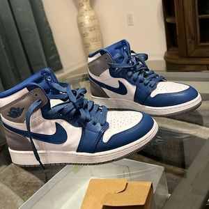 Air Jordan 1 blue/white/grey